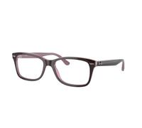Ray - Ban Unisex RX5428 2126 Optical frames Acetate Brown Transparent Squared Normal