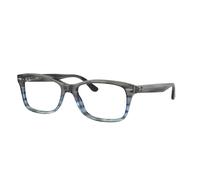 Ray - Ban Unisex RX5428 8254 Optical frames Acetate Blue Transparent Squared Normal