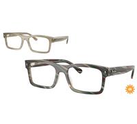 Ray - Ban Unisex RX5435 8381 Optical frames Acetate Grey Transparent Squared Normal