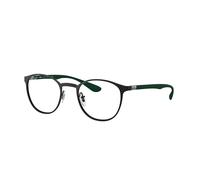 Ray - Ban Unisex RX6355 3098 Optical frames Metal Black Transparent Pantos Normal