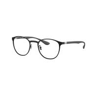 Ray - Ban Unisex RX6355 3199 Optical frames Metal Black Transparent Pantos Normal