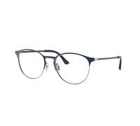 Ray - Ban Unisex RX6375 2981 Optical frames Metal Blue Transparent Pantos Normal