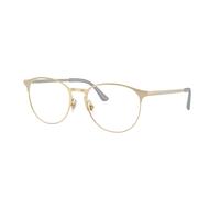 Ray - Ban Unisex RX6375 2993 Optical frames Metal Gold Transparent Pantos Normal