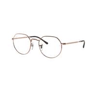 Ray - Ban Unisex RX6465 JACK 2943 Optical frames Metal Bronze Transparent Geometric Normal