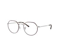 Ray - Ban Unisex RX6465 JACK 3194 Optical frames Metal Havana Transparent Geometric Normal