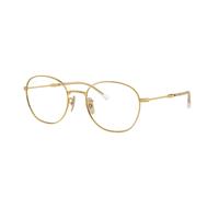 Ray - Ban Unisex RX6509 2500 Optical frames Metal Gold Transparent Pantos Normal