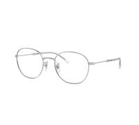 Ray - Ban Unisex RX6509 2968 Optical frames Metal Silver Transparent Pantos Normal