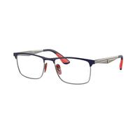 Ray - Ban Unisex RX6516M F086 Optical frames Metal Blue Transparent Squared Normal