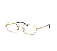 Ray - Ban Unisex RX6528 YEVI 2500 Optical frames Metal Gold Transparent Geometric Normal