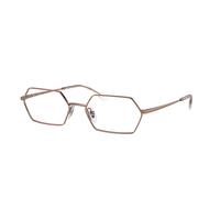 Ray - Ban Unisex RX6528 YEVI 2943 Optical frames Metal Bronze Transparent Geometric Normal