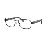 Ray - Ban Unisex RX6529 2509 Optical frames Metal Black Transparent Pillow Normal