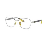 Ray - Ban Unisex RX6594M F098 Optical frames Metal Silver Transparent Geometric Normal