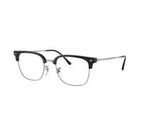 Ray - Ban Unisex RX7216 New clubmaster 2000 Optical frames Acetate Black Transparent Squared Normal