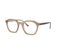 Ray - Ban Unisex RX7238 ALICE 8355 Optical frames Acetate Brown Transparent Geometric Normal