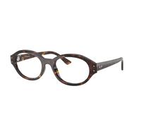Ray - Ban Unisex RX7257 SHILO 8320 Optical frames Injected Turtle Transparent Round Normal