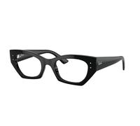 Ray - Ban Unisex RX7330 ZENA 8260 Optical frames Injected Black Transparent Geometric Normal