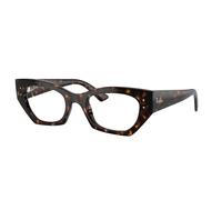 Ray - Ban Unisex RX7330 ZENA 8320 Optical frames Injected Turtle Transparent Geometric Normal