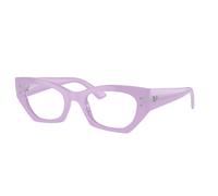 Ray - Ban Unisex RX7330 ZENA 8346 Optical frames Injected Violet Transparent Geometric Normal
