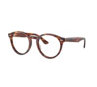 Ray - Ban Unisex RX7680V LARRY 2144 Optical frames Acetate Brown Transparent Pantos Normal