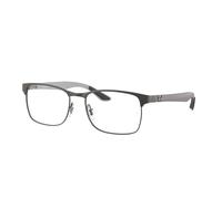 Ray - Ban Unisex RX8416 2620 Optical frames Metal Grey Transparent Squared Normal