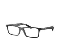 Ray - Ban Unisex RX8901 5263 Optical frames Injected Black Transparent Squared Normal