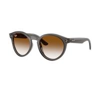 Ray - Ban RBR0505S 6707CB Unisex Sunglasses Acetate Grey Brown Pantos Normal Shaded