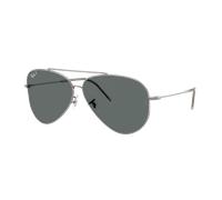 Ray-Ban Unisex Sunglass Aviator Reverse - Frame color: Gunmetal, Lens color: Polarized Dark Grey