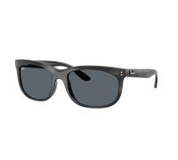 Ray-Ban Unisex Sunglass Balorette - Frame color: Striped Gray, Lens color: Blue