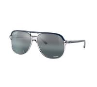 Ray-ban Womens Blue RB2198 Bill Square Acetate Aviator Sunglasses