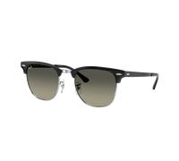 Ray-Ban Unisex Sunglass Clubmaster Metal - Frame color: Black On Silver, Lens color: Grey Gradient
