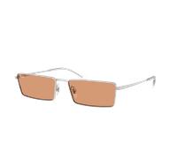 Ray-Ban Unisex Sunglass Emy - Frame color: Silver, Lens color: Orange