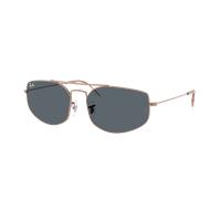 Ray - Ban RB3845 EXPLORER 5 9035R5 Unisex Sunglasses Metal Bronze Blue Geometric Normal