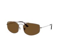 Ray - Ban RB3845 EXPLORER 5 004/57 Unisex Sunglasses Metal Grey Geometric Polarized