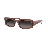 Ray-Ban Unisex Sunglass Kiliane Bio-Based - Frame color: Transparent Brown, Lens color: Grey Polarized