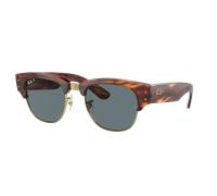 Ray - Ban RB0316S MEGA CLUBMASTER 954/3R Unisex Sunglasses Acetate Brown Blue Squared Polarized