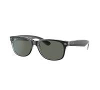 Ray - Ban RB2132 NEW WAYFARER 605258 Unisex Sunglasses Nylon Black Green G15 Squared Polarized