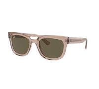 Ray-Ban Unisex Sunglass Phil Bio-Based - Frame color: Transparent Light Brown, Lens color: Brown