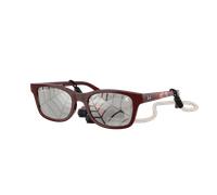 Ray-Ban Unisex Sunglass Ray-Ban MARVEL© - Spiderman RB9086S Kids - Frame color: Dark Red, Lens color: Grey Tampo Triangles Silver