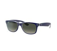 Ray-Ban Unisex Sunglass RB2132 New Wayfarer Color Mix - Frame color: Blue, Lens color: Grey