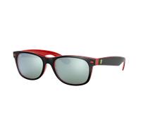 Ray-Ban Sunglasses Unisex Rb2132m Scuderia Ferrari Collection - Black Frame Silver Lenses 55-18