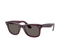 Ray-Ban Unisex Sunglass RB2140F Original Wayfarer Classic - Frame color: Violet On Transparent Pink, Lens color: Dark Grey