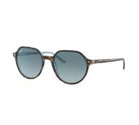 Ray-Ban Unisex Sunglass RB2195 Thalia - Frame color: Havana On Light Blue, Lens color: Blue Gradient Grey