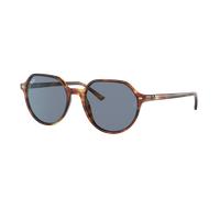 Ray-Ban Unisex Sunglass RB2195 Thalia - Frame color: Striped Havana, Lens color: Blue