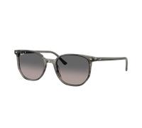 Ray-Ban Unisex Sunglass RB2197F Elliot - Frame color: Striped Grey, Lens color: Polarized Grey Gradient