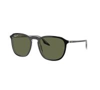 Ray-Ban Unisex Sunglass RB2203 - Frame color: Black On Transparent, Lens color: Green