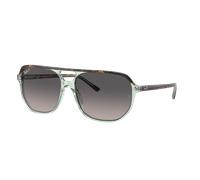 Ray-Ban Unisex Sunglass RB2205 Bill One - Frame color: Havana On Transparent Green, Lens color: Grey