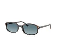 Ray-Ban Unisex Sunglass RB2232F Sam - Frame color: Yellow & Blue Havana, Lens color: Blue Gradient Grey