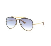 Ray-Ban Sunglasses Blaze Aviator RB3584N 001/19 Gold Light Blue Gradient 58mm
