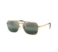 Ray-Ban Sunglasses New Caravan Chromance Gold RB 3636 9196/G6 55mm