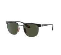 Ray - Ban Unisex RB3698M F07331 Sunglasses Steel Black Green Squared Normal